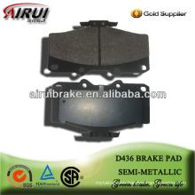 D436 high performance semi-metallic brake pad for Toyota Pickup